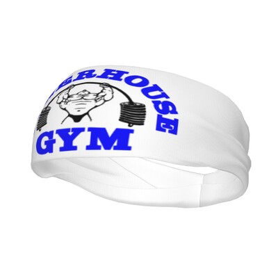 Prilagođena Powerhouse Gym Sportska traka za glavu za muškarce Žene Elastična vlaga za bodybuilding Fitness Muscle Gym Trake za znoj