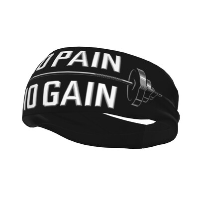 Prilagođena Powerhouse Gym Sportska traka za glavu za muškarce Žene Elastična vlaga za bodybuilding Fitness Muscle Gym Trake za znoj