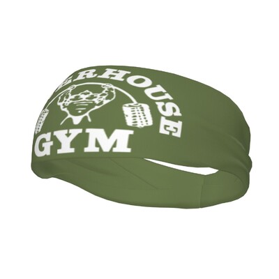 Prilagođena Powerhouse Gym Sportska traka za glavu za muškarce Žene Elastična vlaga za bodybuilding Fitness Muscle Gym Trake za znoj