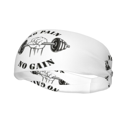 Prilagođena Powerhouse Gym Sportska traka za glavu za muškarce Žene Elastična vlaga za bodybuilding Fitness Muscle Gym Trake za znoj