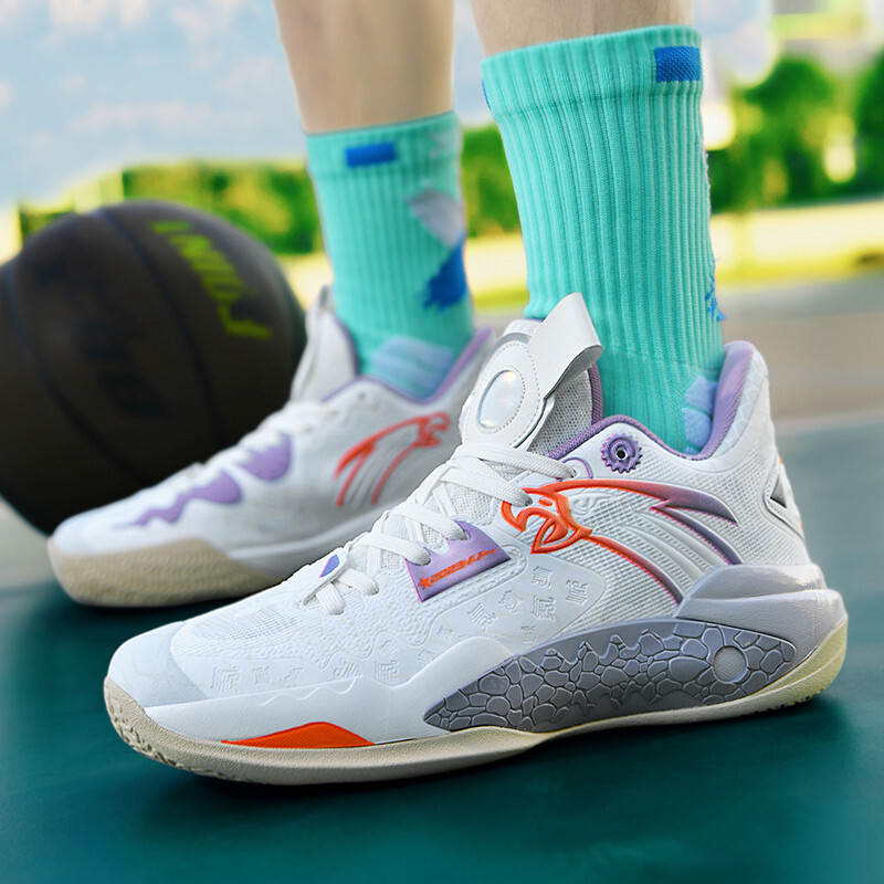 Unisex svjetleće ružičaste ženske profesionalne košarkaške tenisice Mrežaste visoke muške tenisice za košaricu Neklizajuće sportske cipele s platformom za muškarce