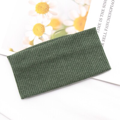 Ženska jednobojna joga pletena traka za glavu, pamuk, široki turban, upleteni omot za glavu s čvorovima, modna traka za kosu, dodaci za kosu za djevojke