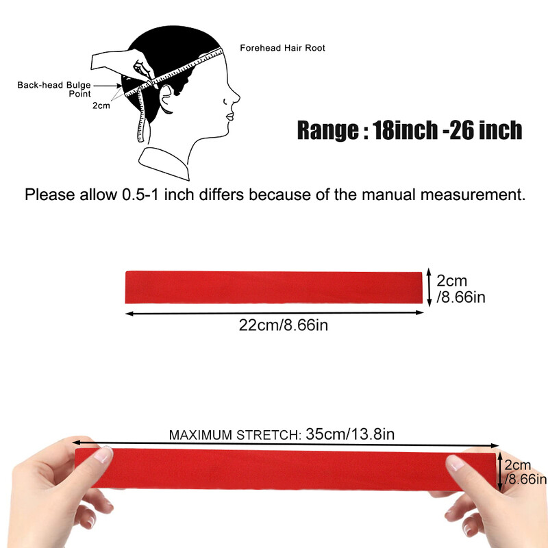 5 boja Sportska traka za kosu Traka za glavu za trčanje Protuklizna elastična gumica za kosu Biciklistička znojnica Traka za glavu za žene i muškarce