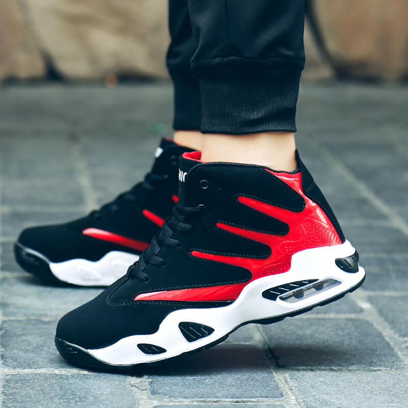 Cipele Muške tenisice Marka Visoke muške košarkaške cipele Muške retro prozračne kožne sportske cipele Muške tenisice Zapatos Hombre