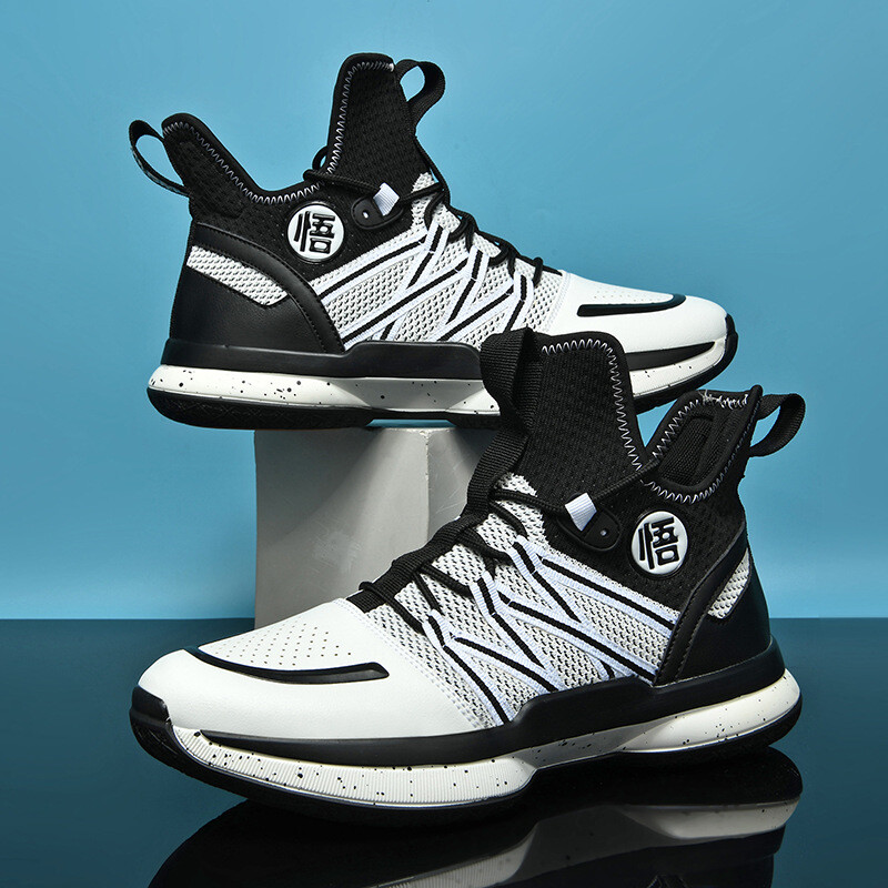 TopFight DB Wukong narančaste visoke košarkaške tenisice za muškarce, žene, nosive sportske tenisice za teretanu, neklizajuće, dječje čizme s jastučićima