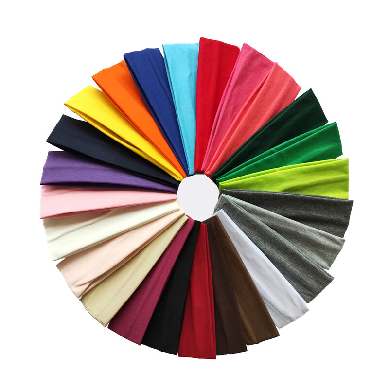 Ljetne sportske joga trake za glavu za žene Jednostavne podesive muškarce koji trče Upijaju znoj Elastične trake za kosu Soild trake za glavu na veliko