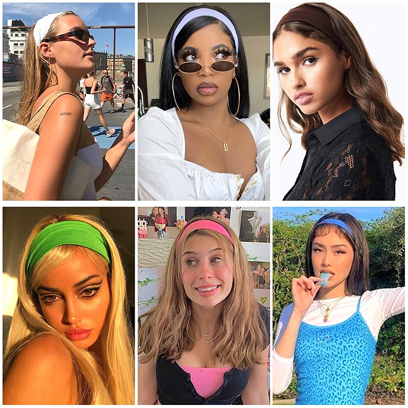 Ljetne sportske joga trake za glavu za žene Jednostavne podesive muškarce koji trče Upijaju znoj Elastične trake za kosu Soild trake za glavu na veliko