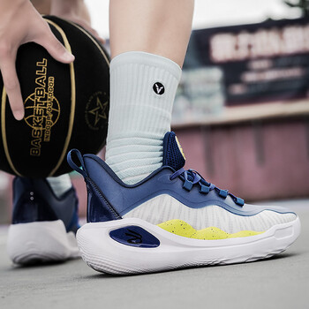 Curry 11 παπούτσια μπάσκετ που λάμπουν στο σκοτάδι αντιολισθητικά απορρόφηση κραδασμών χαμηλής βοήθειας μαθητικά αθλητικά παπούτσια ήχος τριβής από τσιμέντο