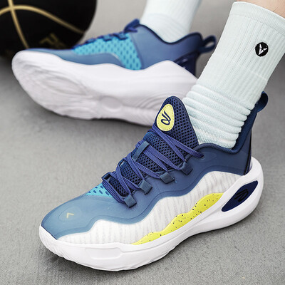 Curry 11 παπούτσια μπάσκετ που λάμπουν στο σκοτάδι αντιολισθητικά απορρόφηση κραδασμών χαμηλής βοήθειας μαθητικά αθλητικά παπούτσια ήχος τριβής από τσιμέντο