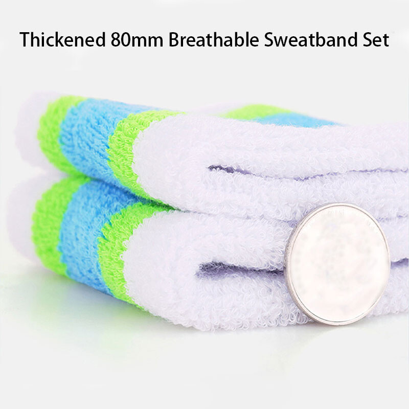 3Pcs Modna sportska traka za glavu Set narukvica Sportovi na otvorenom Teretana Ručnik Traka za znojenje Štitnik Košarka Tenis Fitnes Joga Omotač za zglob