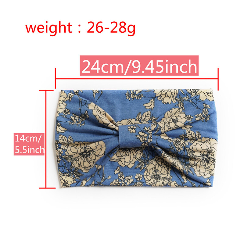 Bohemian Trendy Yoga Motion Hairpie za upijanje znoja Upijanje znoja i elastična pamučna glava Ženska pokrivala za glavu Dodaci za kosu