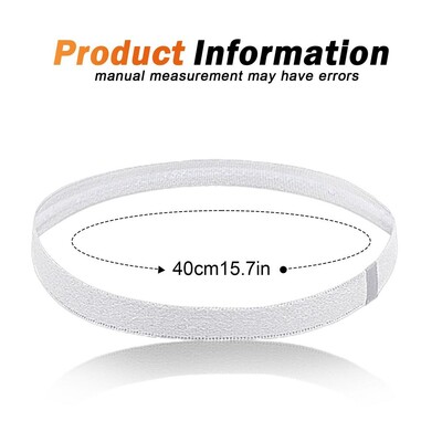 1kom tanka elastična traka za glavu u boji slatkiša Gym Sport neklizajuća folija za glavu Yoga gumice za kosu Gumena rastezljiva znojnica Dodaci za kosu