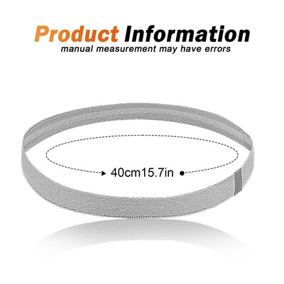 1kom tanka elastična traka za glavu u boji slatkiša Gym Sport neklizajuća folija za glavu Yoga gumice za kosu Gumena rastezljiva znojnica Dodaci za kosu