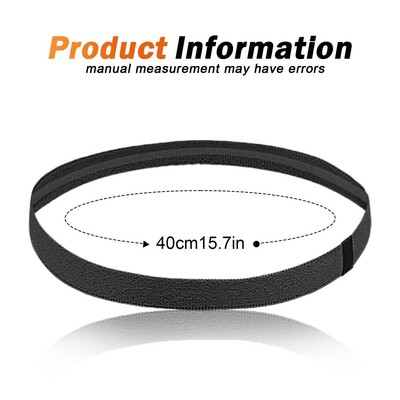 1kom tanka elastična traka za glavu u boji slatkiša Gym Sport neklizajuća folija za glavu Yoga gumice za kosu Gumena rastezljiva znojnica Dodaci za kosu