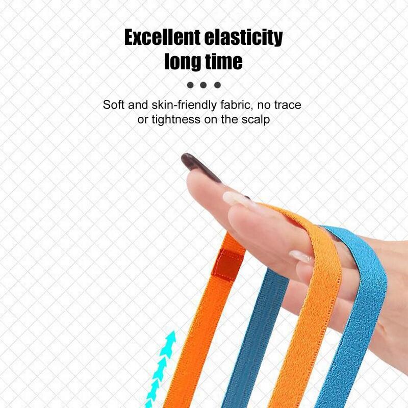 1kom tanka elastična traka za glavu u boji slatkiša Gym Sport neklizajuća folija za glavu Yoga gumice za kosu Gumena rastezljiva znojnica Dodaci za kosu