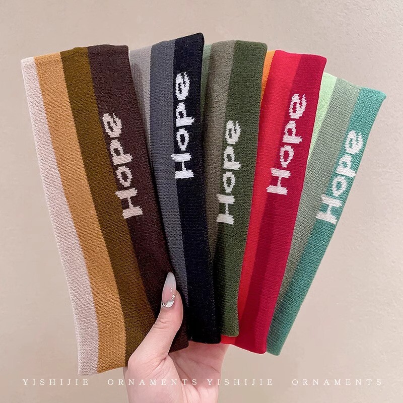 Sportska traka za glavu za žene, traka za upijanje i zaustavljanje znojenja za trčanje, traka za glavu za jogu i fitness, marama za