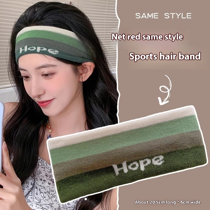 Sportska traka za glavu za žene, traka za upijanje i zaustavljanje znojenja za trčanje, traka za glavu za jogu i fitness, marama za