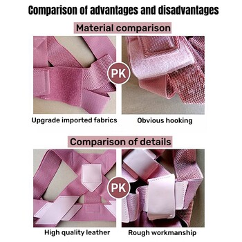 Невидим коректор на стойката на гърба, регулируема скоба за гръб, поддържащ колан, гръбначен стълб, рамо, лумбална корекция на стойката за жени