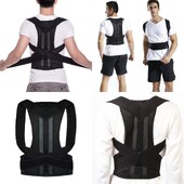 1PC Корекция на гърба Спортна каишка за корекция на гърба за възрастни Корекция на гръбначния стълб Анти-гърбица Фиксиран колан за корекция на гърба за възрастни
