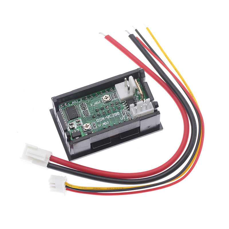 DC0-100V/10A 50A 100A LED DC digitālais strāvas un sprieguma mērītājs ar dubultu displeju BY 42A galveni