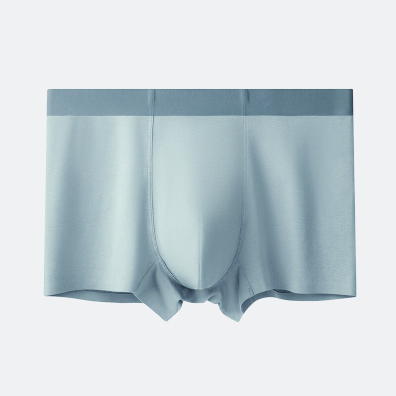 Vīriešu tīras kokvilnas apakšveļa Mīksta Xinjiang Long Wire kokvilnas vidus vidukļa bezšuvju apakšveļa Tīras kokvilnas vīriešu apakšveļa elpojoša antibakteriāla bokseri