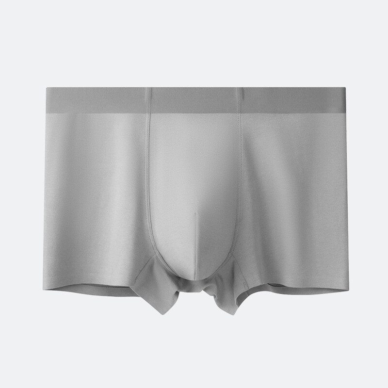 Vīriešu tīras kokvilnas apakšveļa Mīksta Xinjiang Long Wire kokvilnas vidus vidukļa bezšuvju apakšveļa Tīras kokvilnas vīriešu apakšveļa elpojoša antibakteriāla bokseri