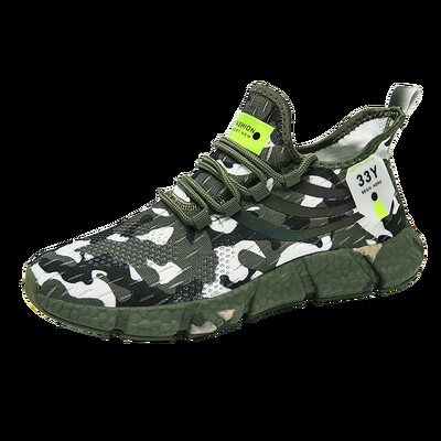 2024 Дишащи дамски мъжки обувки за бягане Цветни дамски маратонки Неплъзгащи се модни двойки Ежедневни обувки Гъвкави обувки за ходене