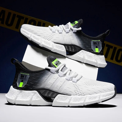 Нови модни спортни обувки за бягане Мъжки маратонки Леки дишащи мрежести удобни мъжки ежедневни обувки За джогинг на открито Zapatos