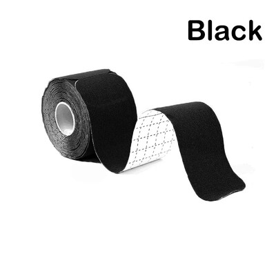5cmX5m Предварително изрязана кинезиологична лента Еластична лепенка за мускули тип I Водоустойчива и дишаща Спортна Фитнес мускулна лента