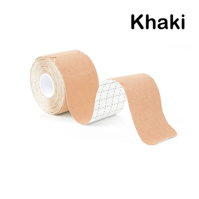 5cmX5m Предварително изрязана кинезиологична лента Еластична лепенка за мускули тип I Водоустойчива и дишаща Спортна Фитнес мускулна лента