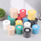 Превръзка от пяна Лакът Наколенки Филм Подложка от пяна Спортна предварителна обвивка за атлетична лента Гъба Кожа Филм Самозалепващ еластичен