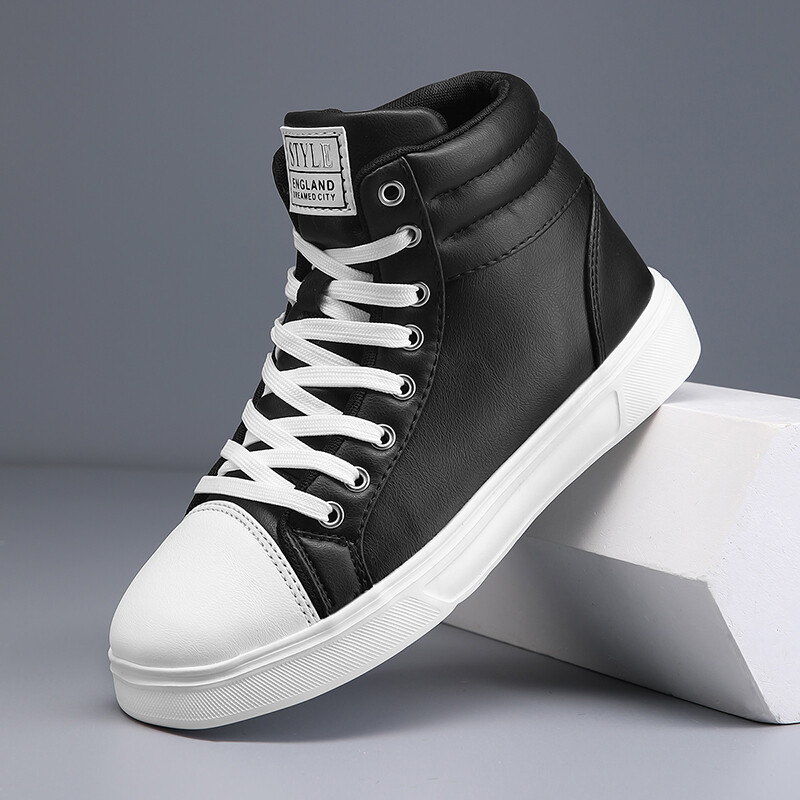 Neperšlampami odiniai aukštakulniai sportbačiai porai unisex sportiniai vyriški riedlenčių batai madingi stiliai balti laisvalaikio vaikščiojimo moteriški batai