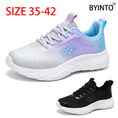 Suur suurus 35-42 Naiste tennise spordijalatsid hingavad võrgust tossud libisemisvastased põrutused ülikerged pehme tallaga jalatsid Tenis Feminino