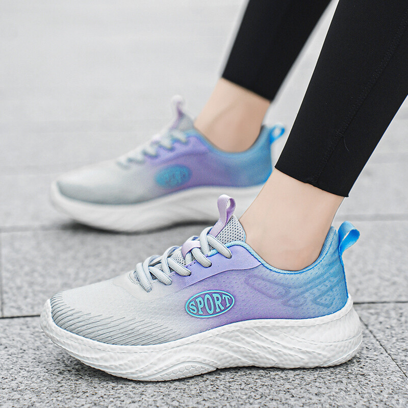 Didelis dydis 35-42 Moteriški teniso sportiniai bateliai kvėpuojantys tinkliniai sportbačiai nuo slydimo smūgio Itin lengvi minkšti treniruokliai Tenis Feminino