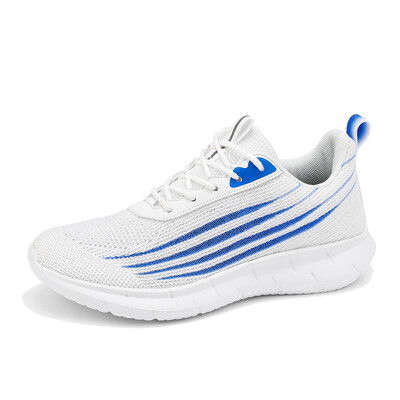 Didelio dydžio 39–47 vyriški sportiniai teniso bateliai, kvėpuojantis tinklelis, itin lengvi sportbačiai, lauko bėgimo vaikščiojimo treniruokliai, balti tenisas „Masculino“