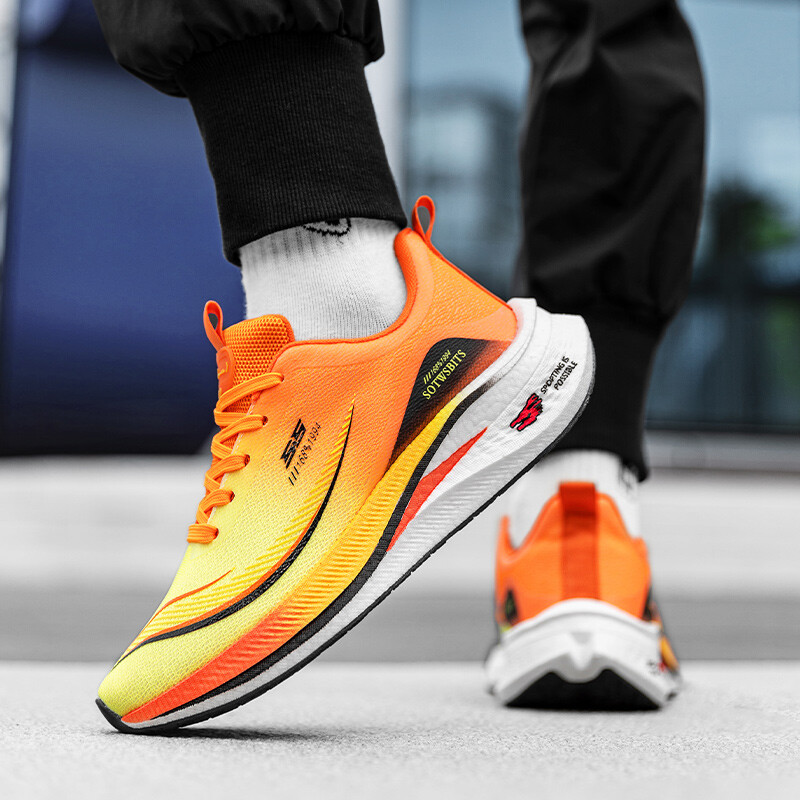 Carbon Plate Marathon Batai Vyriški laisvalaikio sportbačiai AirCushion Sportiniai bėgimo batai Lengvi, patogūs sportiniai sportbačiai