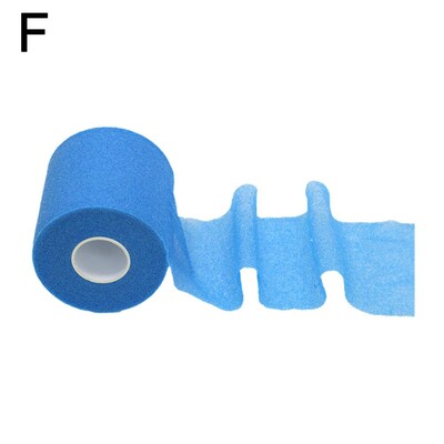 1 ролка от пяна, памучно фолио за кожа, самозалепваща се еластична превръзка, фолио за лакти и колена, пяна, предварителна обвивка за спортни ленти, аксесоари