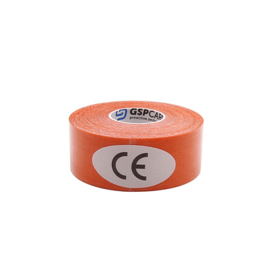 Кинезиологична лента Превръзка за лице и тяло Памучна еластична лента 2,5 CM Дишащо лепило Разтягане на китката Облекчаване на болката Повдигане на мускулите