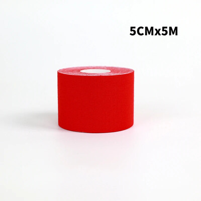 5 см спортна кинезио лента Мускулна кинезиологична еластична лепенка за облекчаване на болката в коляното Стикери за атлетично възстановяване Фитнес бинтове