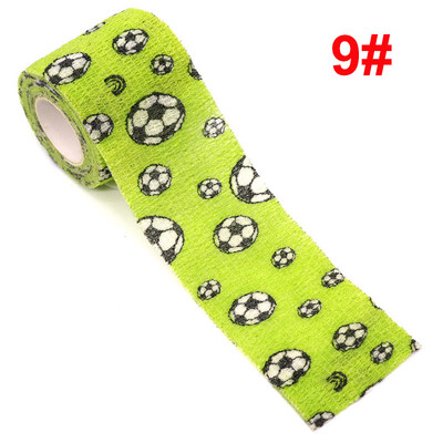 Печатна самозалепваща животинска еластична превръзка 4,5 м Спортна обвивка Лента за пръстови стави Коляно Комплект за първа помощ Лента за домашни любимци