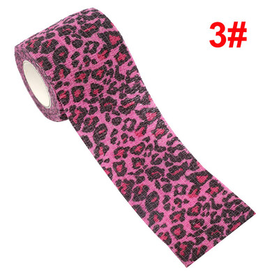 Печатна самозалепваща животинска еластична превръзка 4,5 м Спортна обвивка Лента за пръстови стави Коляно Комплект за първа помощ Лента за домашни любимци