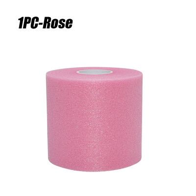 Гъбеста превръзка - 20 м * 6 см, подходяща за спортна употреба, увита около китки, глави, глезени, колене Спортна превръзка