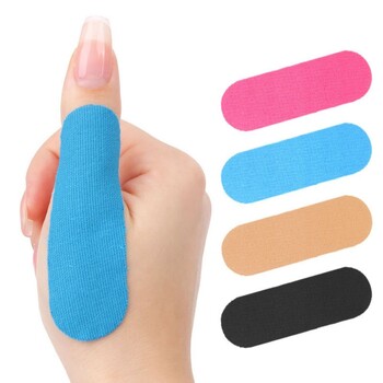 Finger Sleeve Support Thumb Finger Splint Brace Protector Дишаща еластична лента за кръпка за пръсти Sports Guard