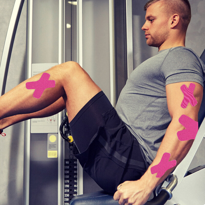 20 τεμ. Ταινία Kinesiology Elastic Therapeutic Sports Tapes for Knee Shoulder and Abow, Waterproof Athletic Physio Muscles Strips