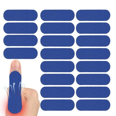 Лента за боулинг Защитна дръжка за палеца Гъвкава лента за пръсти с топка за боулинг 20 пакета Дишаща мека лента със силна лепкавост