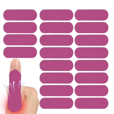 Лента за боулинг Защитна дръжка за палеца Гъвкава лента за пръсти с топка за боулинг 20 пакета Дишаща мека лента със силна лепкавост