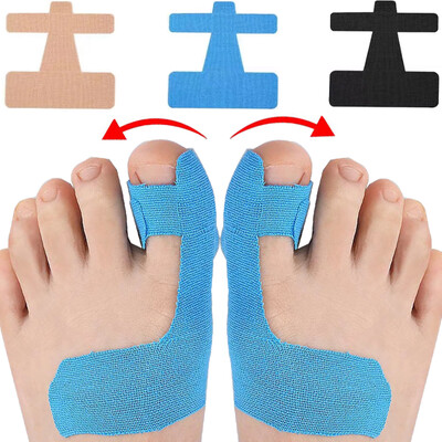 10 buc Hallux Valgus Suport fix Sport Bandaj elastic pentru degete Bandă de protecție anti-fricțiune Plasture unisex Instrumente de îngrijire a picioarelor