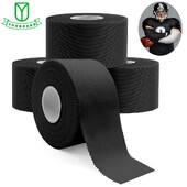 1 ролка OK TAPE Tape Precut, черна атлетична водоустойчива, издръжлива супер лепкава кинезиологична лента за ръка, китка, коляно, глезен, бандаж