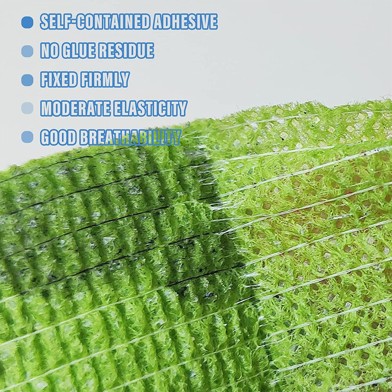 10 бр./компл. 2,5 см широка самозалепваща се превръзка - цветна атлетична еластична кохезивна превръзка за спортни наранявания, разтежения, отоци