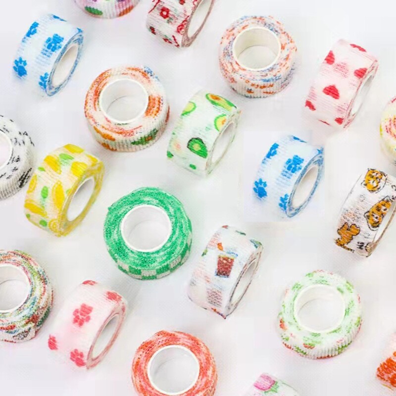 1 kom. Zavoj za prste Samoljepljiva traka Štitnik za prste za pisanje za studente Crtani film Zaštita za prste otporna na trošenje i čahura.